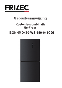 Manual Frilec BONNMD460-WS-150-041CDI Fridge-Freezer