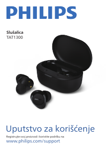 Priručnik Philips TAT1300WT Slušalica