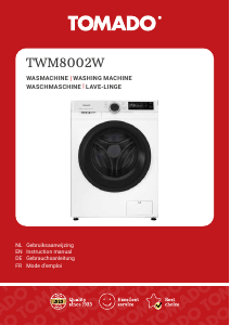 Bedienungsanleitung Tomado TWM8002W Waschmaschine