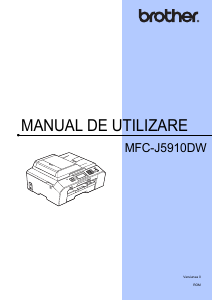 Manual Brother MFC-J5910DW Imprimantă multifuncţională