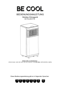 Mode d’emploi Be Cool BC7KL2601FW Climatiseur