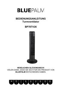 Manual Bluepalm BP78TV26 Ventilator