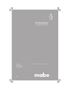 Manual de uso Mabe FDHM150BY2 Congelador