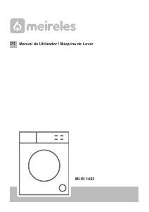 Manual Meireles MLRI 1482 Máquina de lavar roupa