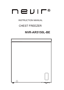 Manual de uso Nevir NVR-AR5150L-BE Congelador