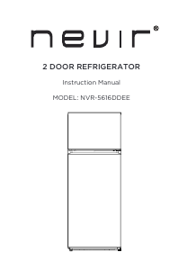 Manual de uso Nevir NVR-5616DDEE Frigorífico combinado
