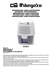 Manual Orbegozo DH 250 A Dehumidifier