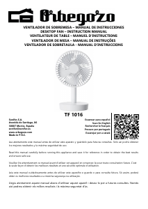 Manual de uso Orbegozo TF 1016 Ventilador