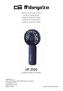 Manual de uso Orbegozo HF 2100 Ventilador
