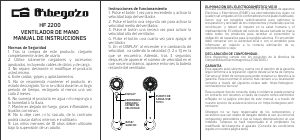 Mode d’emploi Orbegozo HF 2200 Ventilateur