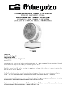 Mode d’emploi Orbegozo TF 1015 Ventilateur