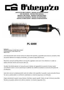 Manual Orbegozo PL 6000 Modelador de cabelo