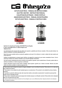 Manual Orbegozo LO 8000 Aquecedor