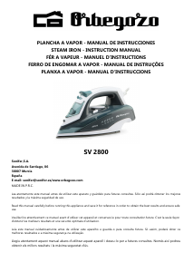 Manual Orbegozo SV 2800 Iron