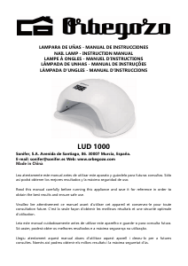 Manual Orbegozo LUD 1000 Nail Dryer