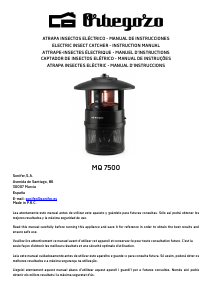 Manual de uso Orbegozo MQ 7500 Repelente electrónico las plagas