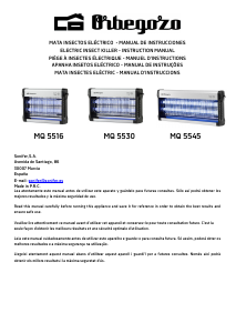 Manual de uso Orbegozo MQ 5516 Repelente electrónico las plagas