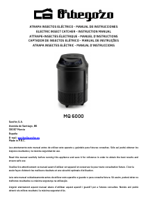Manual de uso Orbegozo MQ 6000 Repelente electrónico las plagas