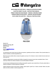 Manual de uso Orbegozo MQ 1250 Repelente electrónico las plagas
