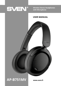 Bruksanvisning Sven AP-B751MV Headset