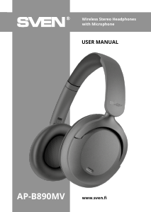 Bruksanvisning Sven AP-B890MV Headset