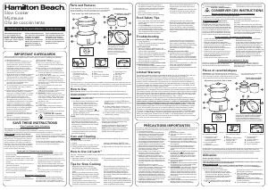 Manual de uso Hamilton Beach 33676 Slow cooker