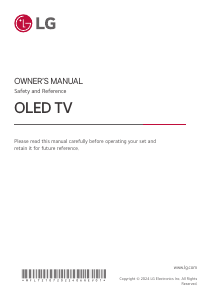 Bruksanvisning LG 55AM960H0LD OLED TV