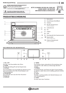 Mode d’emploi Bauknecht BCS9P8PHTSK Four