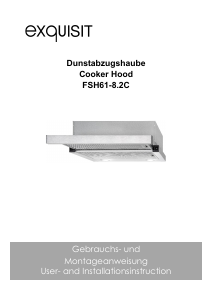 Bedienungsanleitung Exquisit FSH 61-8.2 C Dunstabzugshaube