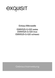 Bedienungsanleitung Exquisit EMW525-G-020 Mikrowelle