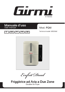 Manuale Girmi FG41 Ecofrit Duo Friggitrice