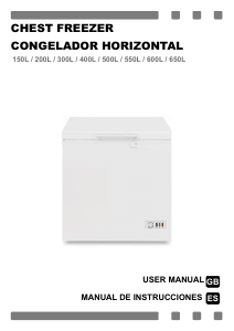 Manual de uso James FHJ 510 M Congelador