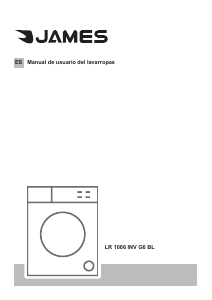 Manual de uso James LR 1006 INV G6 BL Lavadora