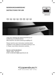 Manual de uso Küppersbusch CBD6340.0S Horno