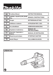 Mode d’emploi Makita UB003G Souffleur