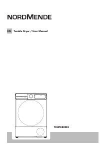 Manual Nordmende TDHPE80DIX Dryer