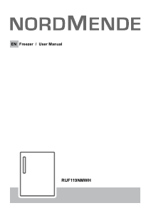 Manual Nordmende RUF119NMWH Freezer