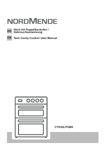 Bruksanvisning Nordmende CTG52LPGBK Spis