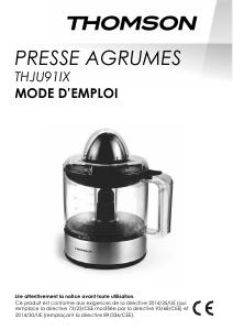 Manual Thomson THJU91IX Citrus Juicer