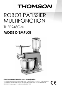 Mode d’emploi Thomson THFP248GM Robot de cuisine