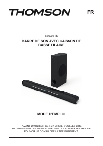 Mode d’emploi Thomson SB600BTS Système home cinéma
