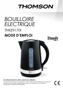 Mode d’emploi Thomson THKE917IX Bouilloire