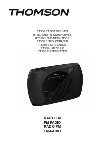 Mode d’emploi Thomson RT350 Radio