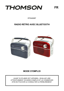 Handleiding Thomson RTS450BTR Radio