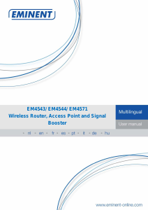 Manuale Eminent EM4544 Router