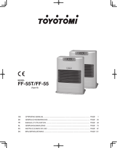 Manual de uso Toyotomi FF-55 WiFi Calefactor