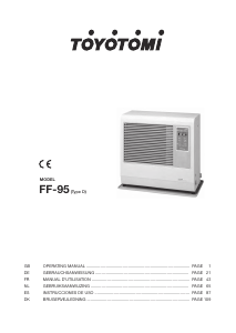 Manual de uso Toyotomi FF-95 WiFi Calefactor
