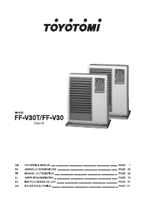 Manual Toyotomi FF-V30 WiFi Heater