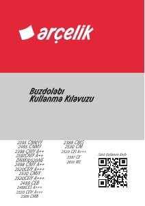 Kullanım kılavuzu Arçelik 2530 CM Donduruculu buzdolabı