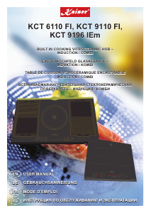 Руководство Kaiser KCT 9110 FI Варочная поверхность